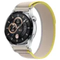 Correa de reloj de nylon estilo trail loop, universal, cómoda y duradera para smartwatch. - 20mm / Beige