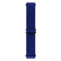 Cinturino per orologio in nylon elastico intrecciato blu di ricambio per smartwatch rapido. - Blu Marino Profondo
