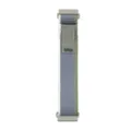 Correa de reloj de nylon tejido trail loop universal de repuesto para reloj inteligente. - 20mm / Verde y Gris