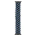 Braided Solo Loop Watch Band for Apple Watch, Blue Green Black Woven Nylon Strap 42mm - Camo Blue