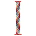 Multi-color braided solo loop nylon strap replacement for Apple Watch S9 SE 8 7 6 41mm 45mm - Official Rainbow