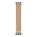 Colorful nylon watch band compatible with Apple Watch, soft woven replacement strap. - [Size L 150mm] 38/40/41mm / Pink