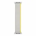 Elastic nylon trail loop watch band replacement for Apple Watch, grey and yellow color strap. - [Size L 150mm] 38/40/41mm / Beige