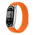 Cinturino per orologio in nylon arancione stile alpine loop di ricambio per fitness tracker. - Per Xiaomi Mi Band serie 11/10/9/8 / Arancione