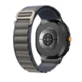Cinturino di ricambio in nylon alpine loop compatibile con smartwatch, fibbia in titanio - Connettore argento per Samsung Watch 8/8 Classic / Blu