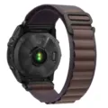 Robuuste Alpine nylon lus horlogeband vervanging voor Garmin Tactix 7 Fenix outdoor horloge. - Indigoblauw
