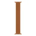 Brown braided solo loop watch strap variant, compatible with smart watch, nylon loop band - Coffee