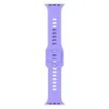 Lila Silikon Uhrenarmband Ersatz Armband Kompatibel Mit Smartwatch Zubehoer Accessoires - Flieder