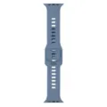 Silikon Sport Armband Kompatibel mit Apple Watch Serie GrauBlau Ersatz Armband - Lavendelgrau