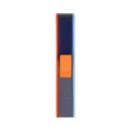Alpine loop nylon horlogeband vervanging band sport ademend voor slimme horloge extra. - Samsung Ultra (Zilveren connector) / Oranje Blauw