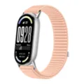 Cinturino in nylon alpino per Xiaomi Smart Band 8 9 10 11 ricambio braccialetto. - Per Xiaomi Mi Band serie 11/10/9/8 / Rosa Frappé