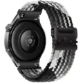 Cinturino per orologio in nylon intrecciato tattico con fibbia a paracadute, resistente e comodo. - Cioccolato Fondente
