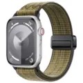 Λουράκι ναϊλον με μαγνητική αγκράφα για Apple Watch, πράσινο λουράκι αντικατάστασης. - Πράσινο και γκρι