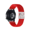 Cinturino per orologio in nylon rosso intrecciato con fibbia paracadute di ricambio - Rosso