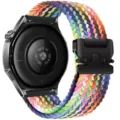 Cinturino per orologio in nylon intrecciato colorato con fibbia paracadute in metallo nuovo - Nuovo Arcobaleno
