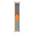 Nylon loop watch band compatible with watch, green and orange alpine strap variant - Orange Grey