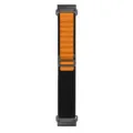 Vervanging nylon alpine loop horlogeband compatibel met Garmin sport smartwatch, zwart oranje. - Zwart Oranje