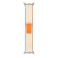 Beige nylon trail loop watch strap compatible with Samsung Galaxy Watch 8 Classic. - Milk White