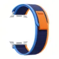 Nylon Alpine Loop watch band for Samsung Galaxy Watch 8 Classic, durable outdoor strap. - Dark Navy Blue