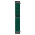 Donkergroene Alpin Loop nylon horlogeband met snelsluiting vervangende horlogeband - Regenwoudgroen