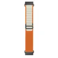Oranje en beige nylon alpine loop horlogeband, duurzaam geweven band met metalen haak. - Oranje Sterrenlicht