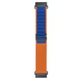 Alpen nylon loop horlogeband vervanging voor outdoor sport smartwatches, oranje en blauw. - Oranje Blauw