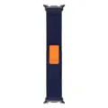 Nylon alpine loop watch band compatible with Samsung Galaxy Watch, durable woven strap. - Dark Blue