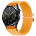 Cinturino per smartwatch in nylon intrecciato arancione con fibbia scorrevole di ricambio - Mais