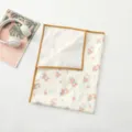 Waterproof baby diaper changing mat with cute cartoon bear pattern and brown border. - 90*70 / Dessert Squirrel
