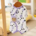 Linda ropa para perros de cuatro patas, gasa doble transpirable, estilo princesa otoño invierno. - Azul Bondi Cachorro