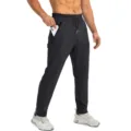 Herren Freizeitsport Hose Sommer dünn atmungsaktiv schmal gerade Fitness Laufen schwarz - S / Unterteile / Schwarz
