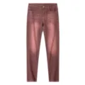 Herren Slim Fit Stretch Jeans weinrot lässige Mode Four Seasons Hose für Alltag Kleidung - 28 / Burgunderrot