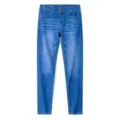 Men slim fit blue denim jeans casual classic stretch long trousers for daily fashion wear - Blue