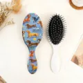 Jolie brosse à cheveux coussin imprimé chien teckel brosse de massage du cuir chevelu pour femmes - Teckel (A)