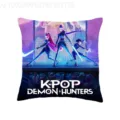 Kpop demon hunters printed linen cushion cover square sofa decorative pillowcase home decor. - 40*40 / BZ1-SMZ8