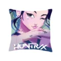 Cross-border Huntress girl group throw pillowcase, single-sided linen cushion cover. - BZ1-SMZ12