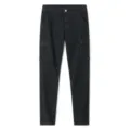 Herren dunkelgraue Cargohose Stretch Denim Freizeit Jeans mit praktischen Taschen - XS-29 / Schwarz