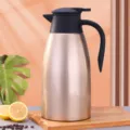 Cafetière isotherme sous vide en acier inoxydable double paroi bouteille d'eau maison - Matériau 201 2 L (24 heures d'isolation) / Or Café
