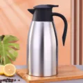 Cafetière isotherme en acier inoxydable double paroi thermos isolant pour la maison - Épaissi standard (4 heures d'isolation) / Couleur Acier
