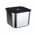 Large capacity stainless steel food storage container with airtight lid and 3650ml volume - 201 Stainless Steel (3200ml) / Silver