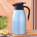 Cafetiere Isotherme En Inox Vide Double Paroi Pot Thermique Bleu Modele Maison - Matériau 201 2 L (24 heures d'isolation) / Khaki Bleu