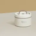 Boîte à bento isotherme 620ml beige en acier inoxydable 304 portable pour bureau - Grand 620ml Seul / Blanc Cassé