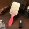 Gradient glitter cushion hair brush with ABS material for women daily hair care and styling use - Style A