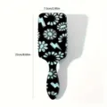 Western Cowboy Turquoise Cushion Hairbrush Scalp Massaging Portable Styling Comb - Style A