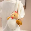 Cute plush chicken backpack soft cartoon animal shoulder bag for students daily fashion use - Gugu Chicken 1 / 35cm