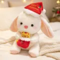 Cute Christmas rabbit plush toy doll soft stuffed animal gift for girls festive home decor - Christmas Sock