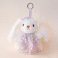 Grazioso pendente peluche coniglio Lolita morbida bambola portachiavi borsa charm - modello 2
