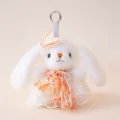 Delizioso portachiavi peluche coniglietto stile Lolita con gonna in pizzo e farfalla. - Modello 4