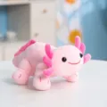 Rosa Axolotl Peluche Giocattolo Carino Animale Stuffed Cuscino Morbido Bambola Regalo - Rosa