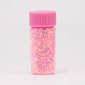 Lentejuelas de purpurina colorida para arte de uñas y manualidades de resina rosa. - Rosa